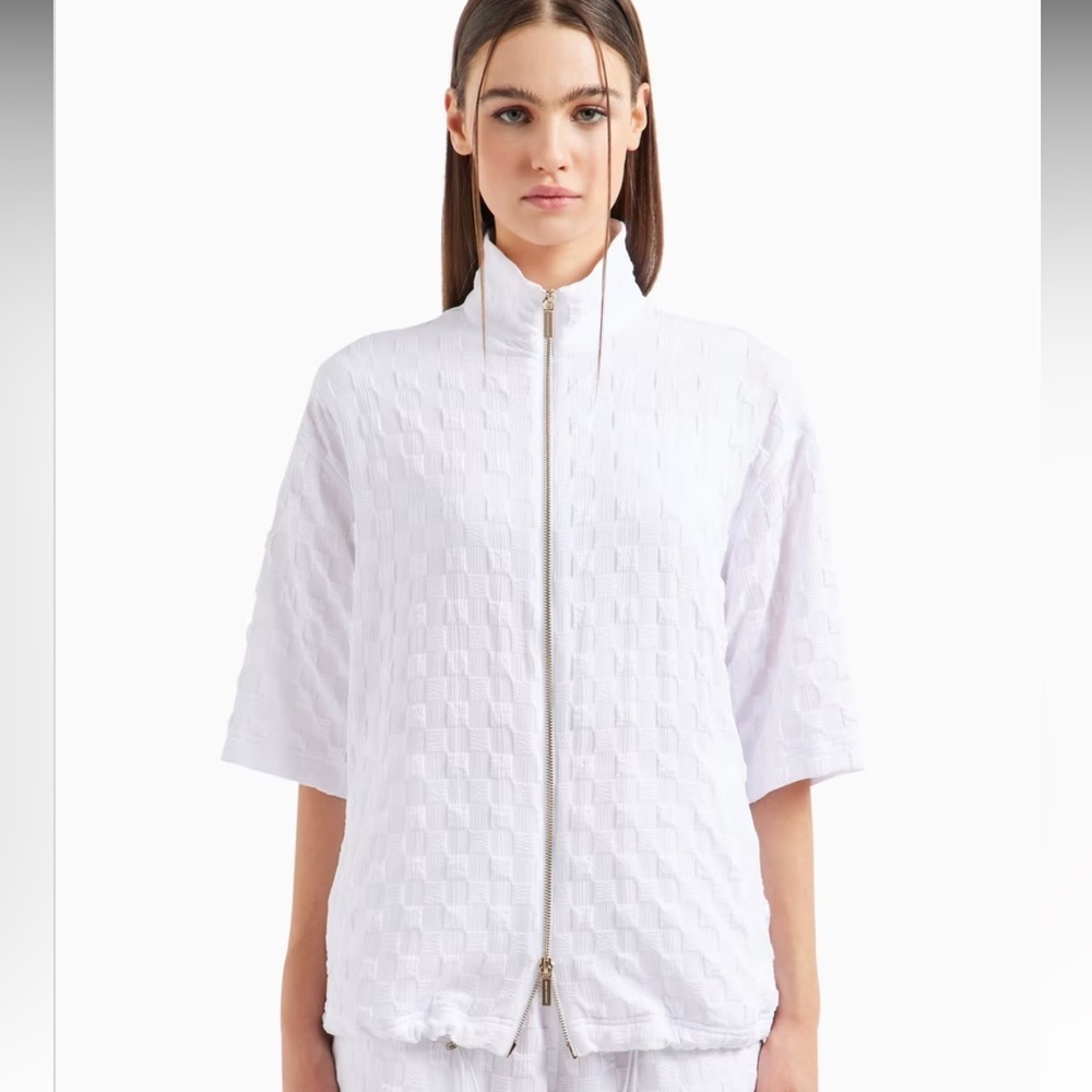 NWT Armani Exchange Blouson in coated fabric